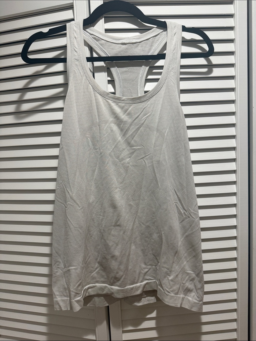 Lululemon White Swiftly Tank Top - Classic Sleeveless Layering Tee